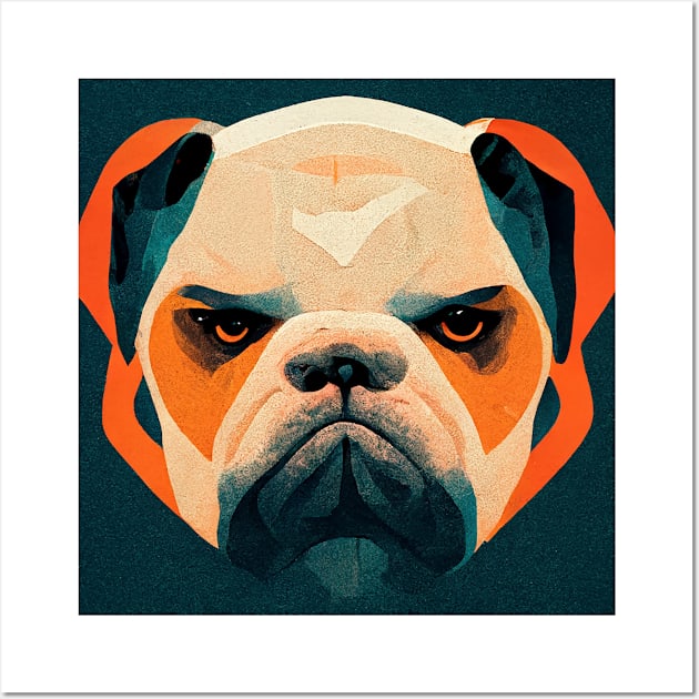 american bulldog Wall Art by ElArrogante